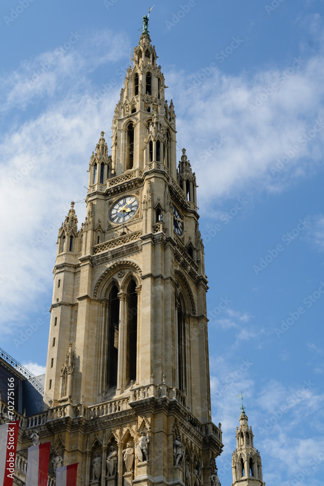 Rathaus main tower Vienna