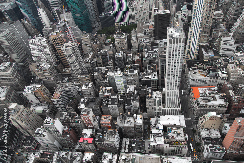 Fototapeta premium Aussicht auf New York