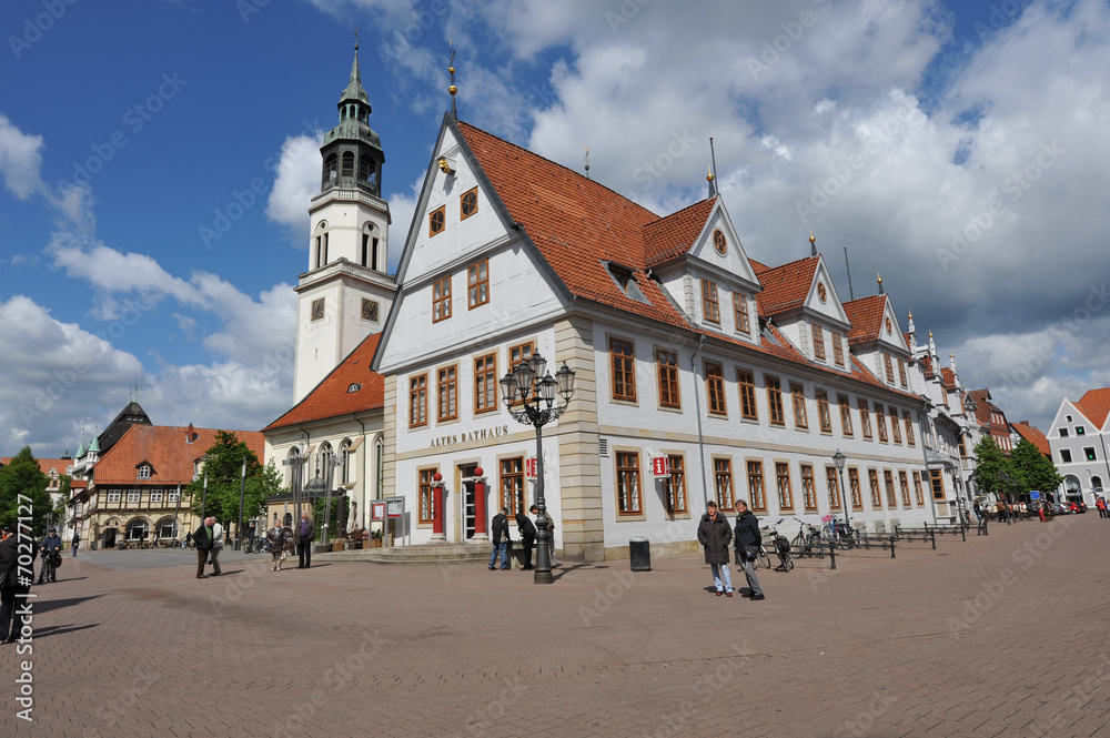 Altes Rathaus, Stadtkirche, Stechbahn, Niedersachsen, Celle