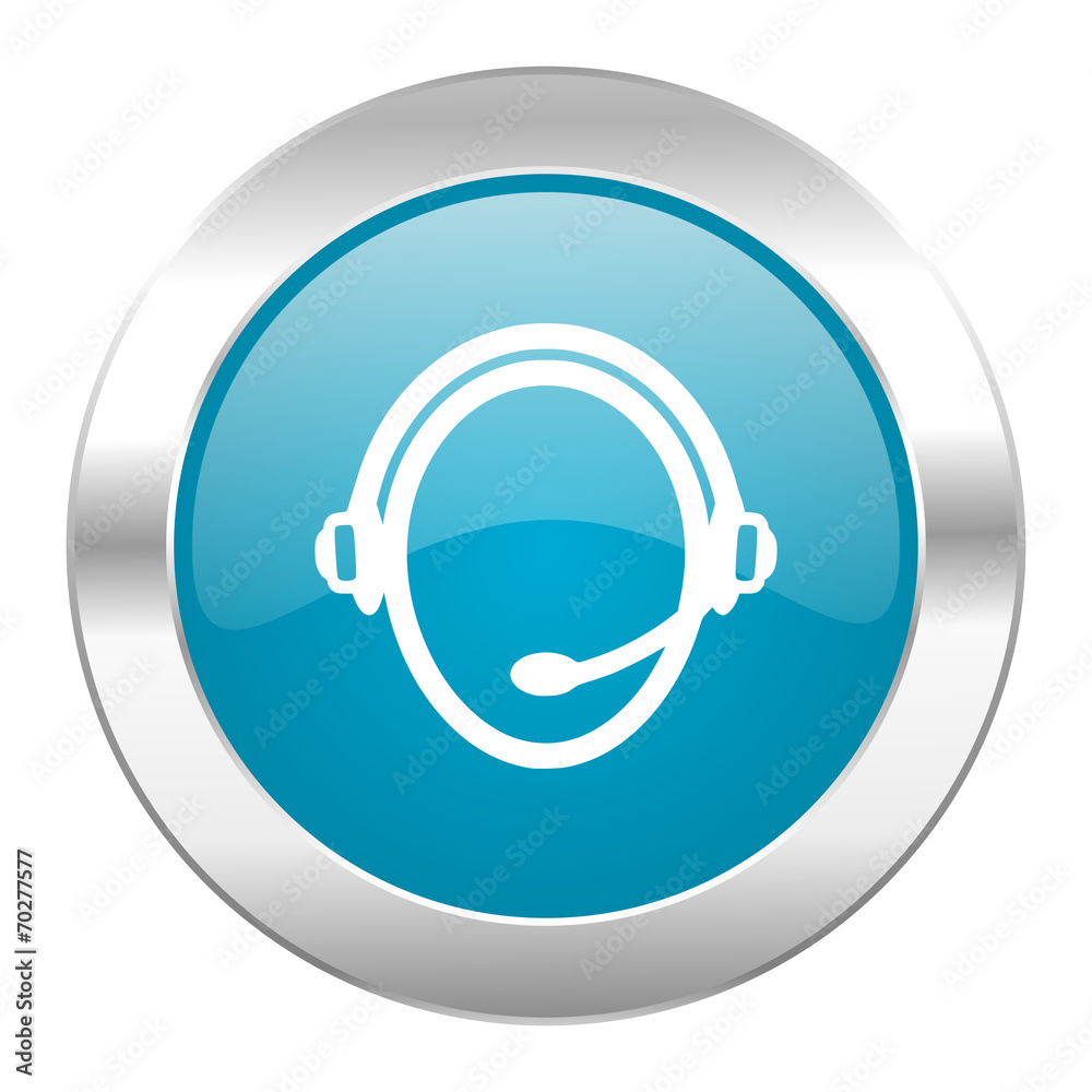 customer service internet blue icon customer service internet blue icon