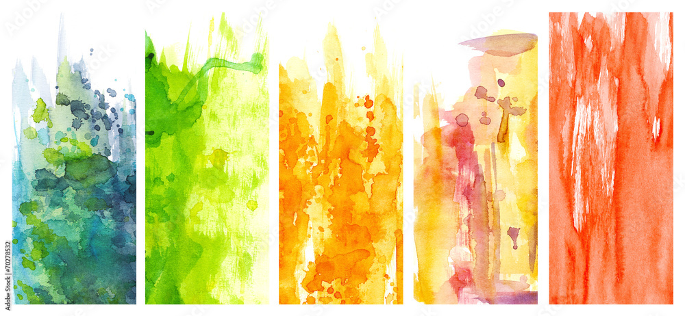 Fototapeta premium watercolor background mix