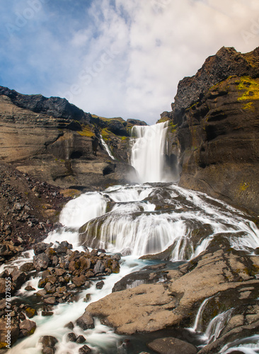 Icelandic waterfall photo