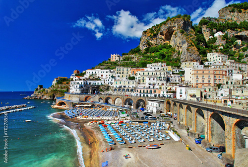 Italian holidays - breathtaken  Amalfi coast, Atrani village photo