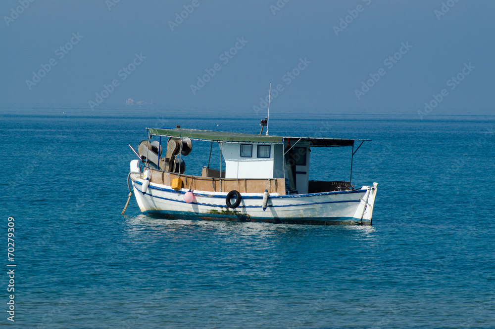 Fototapeta premium Traditional fishing boat in Greece