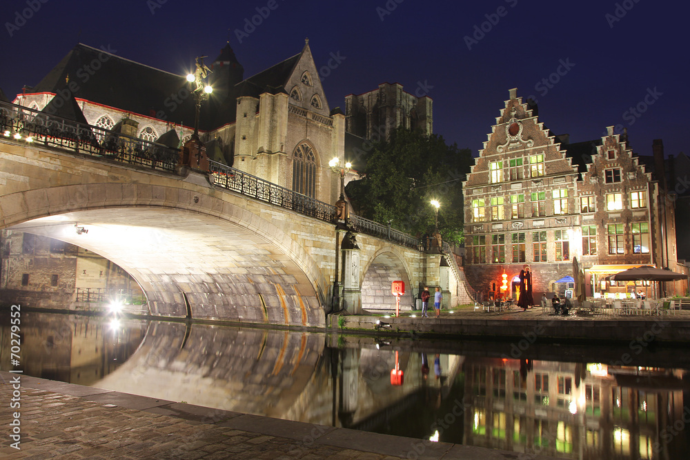 night in Gent