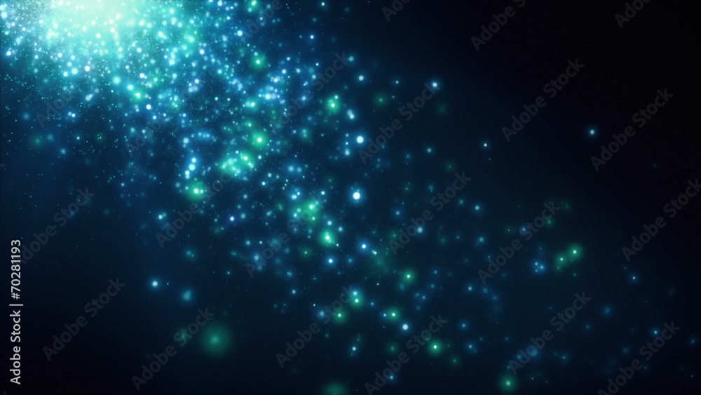 Particles Of Light Blue