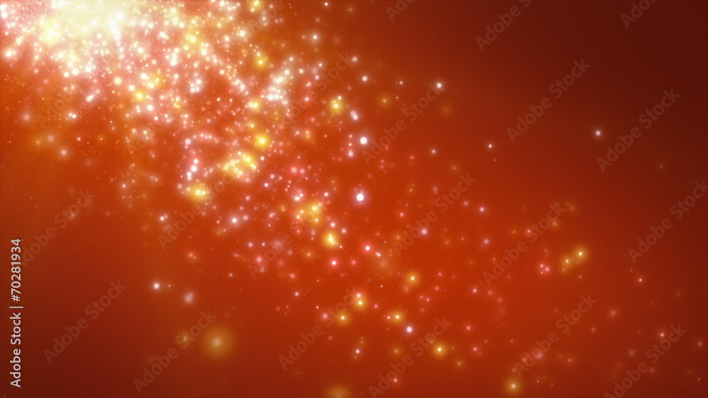 Particles Of Light Orange