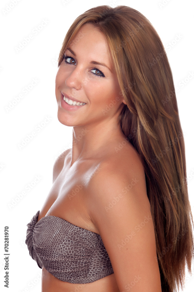 Obraz premium Sexy and beautiful woman with biquini