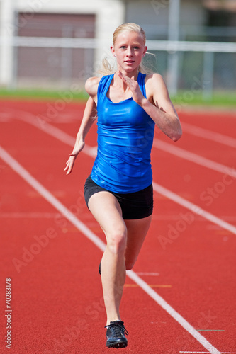 Young Girl Running