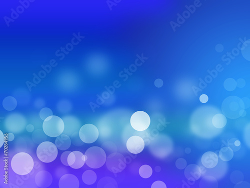 Abstract blue circular bokeh background