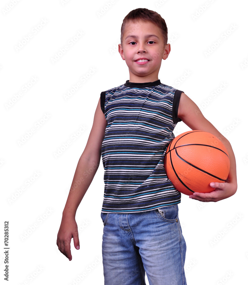 smiling boy, basketball player posing with a ball smiling boy, basketball player posing with a ball