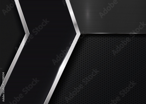 Abstract Metallic Background