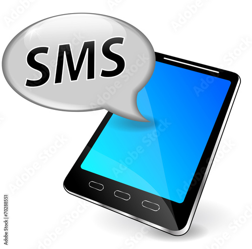 Vector sms on mobile phone