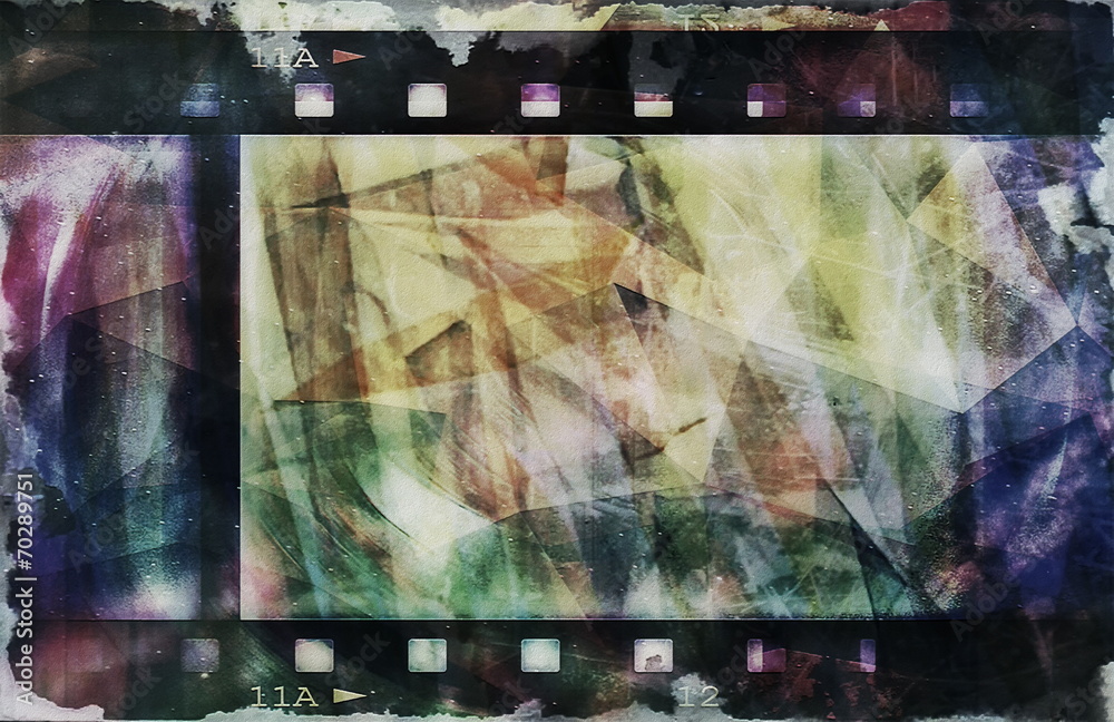 Naklejka premium grunge film strip background