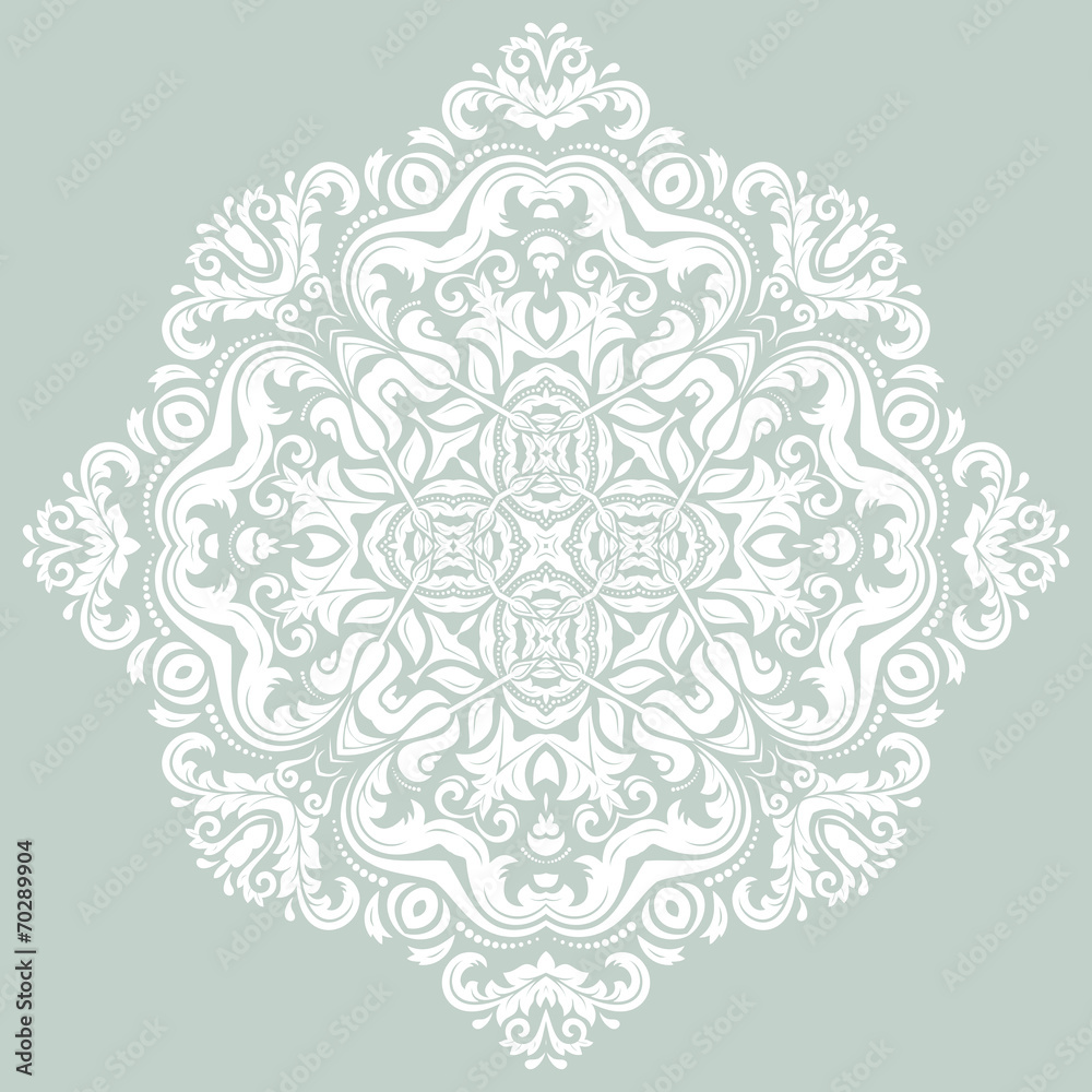 Orient vector ornamental round lace Orient vector ornamental round lace