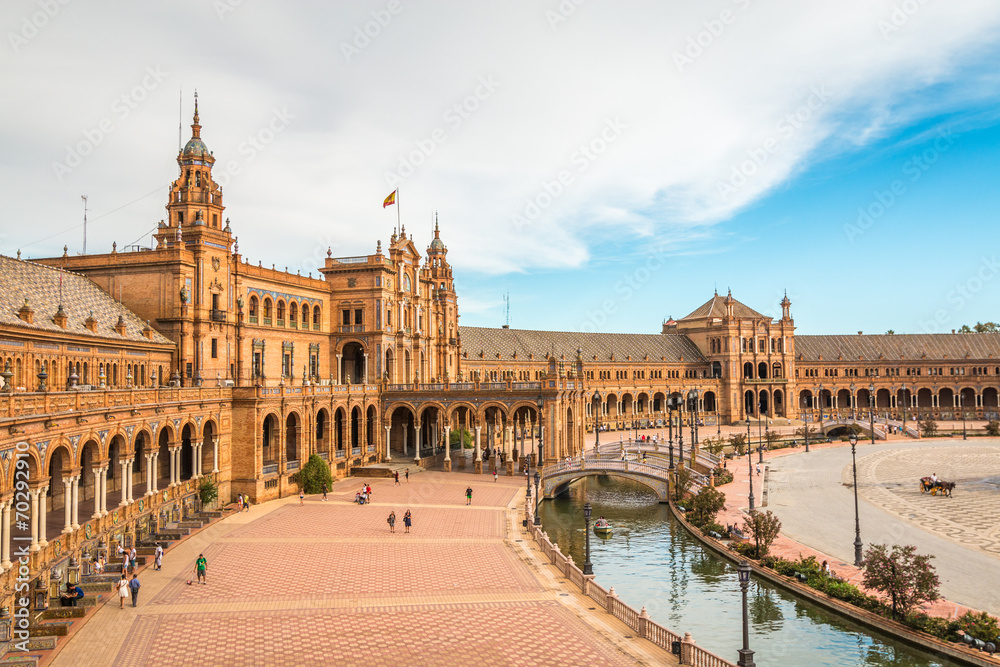 Plaza de España in Seville Spain