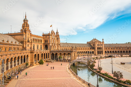 Plaza de España in Seville Spain