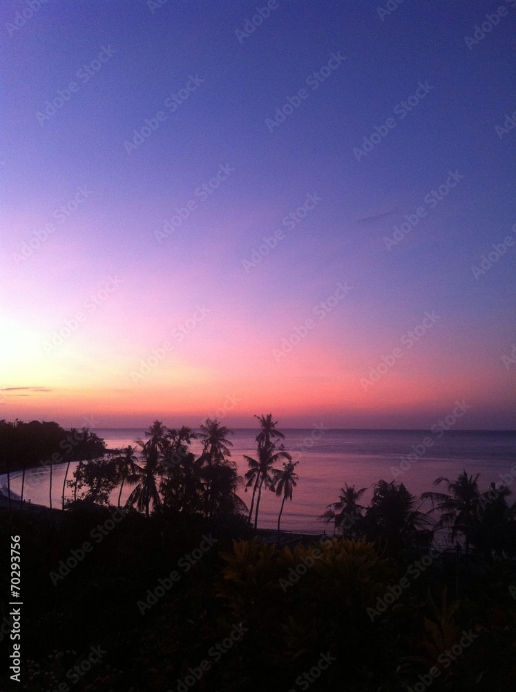 Fototapeta premium pink sunset