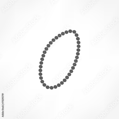 peal necklace icon