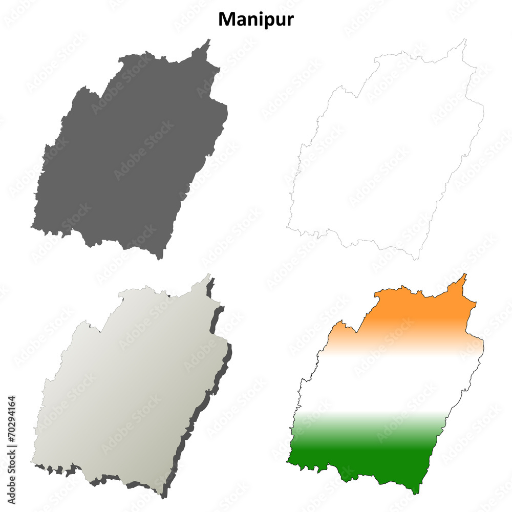 Manipur States Union Territories India Federated Stock Vector (Royalty  Free) 1218132700 | Shutterstock