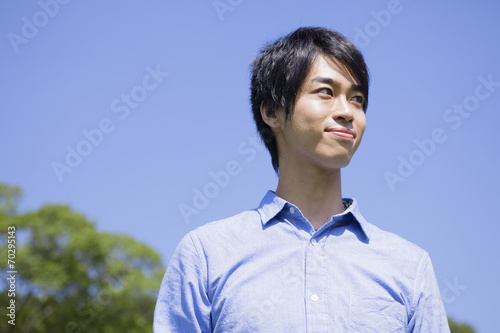 爽やかな青年