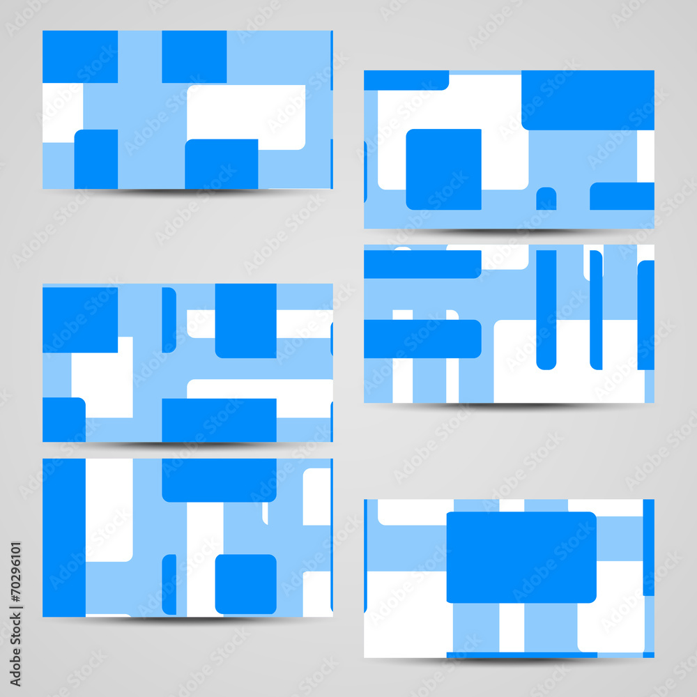 Vector business-card set for your design Vector business-card set for your design