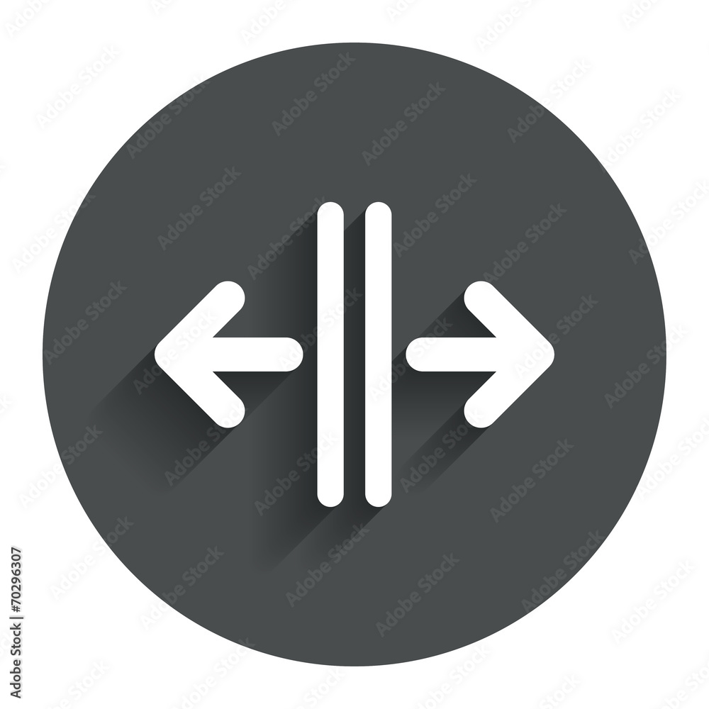 Open the door sign icon. Control in the elevator Open the door sign icon. Control in the elevator