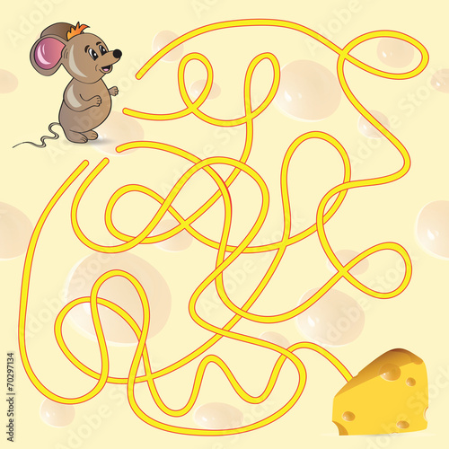 Cute Mouse's Maze Game