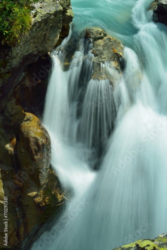 Colorful waterfall