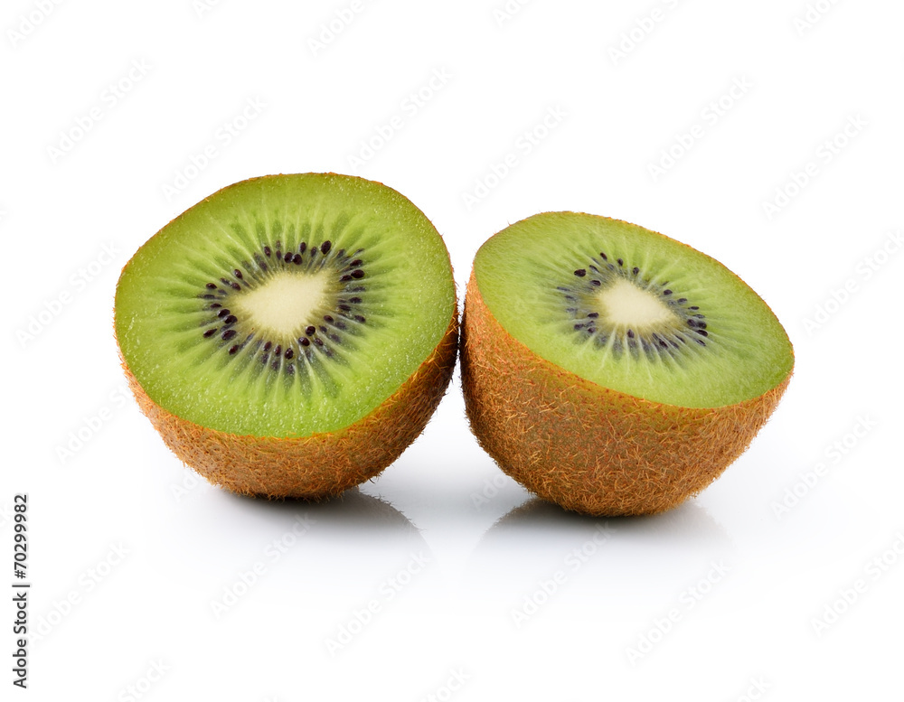 Kiwi fruit isolated on white background Kiwi fruit isolated on white background