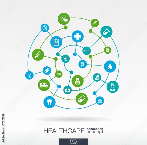 Healthcare connection concept.