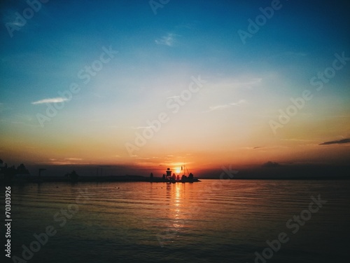 sunset on the lake © xmagics