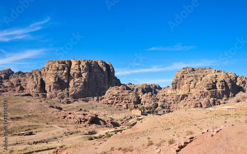 Roman Ruins in Petra, Jordan