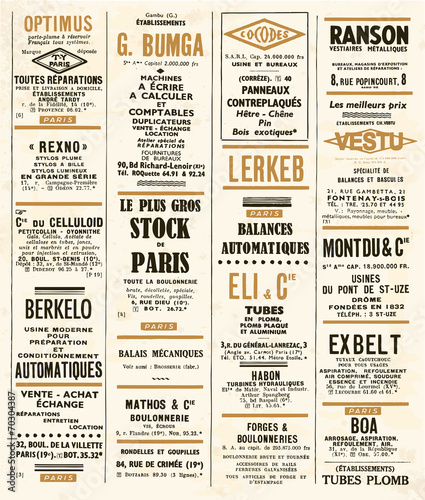 annonces vintage