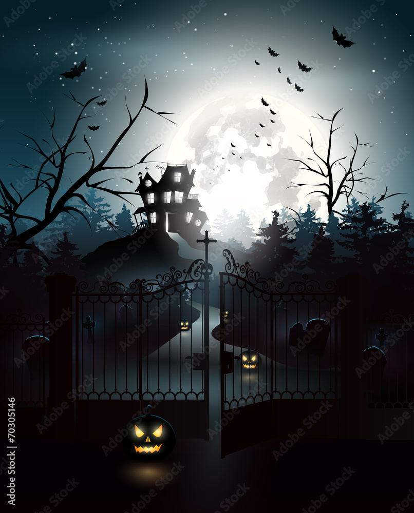 Obraz premium Halloween background