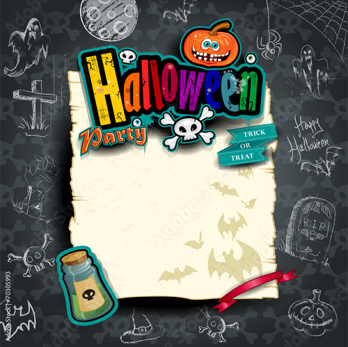 Parchment halloween