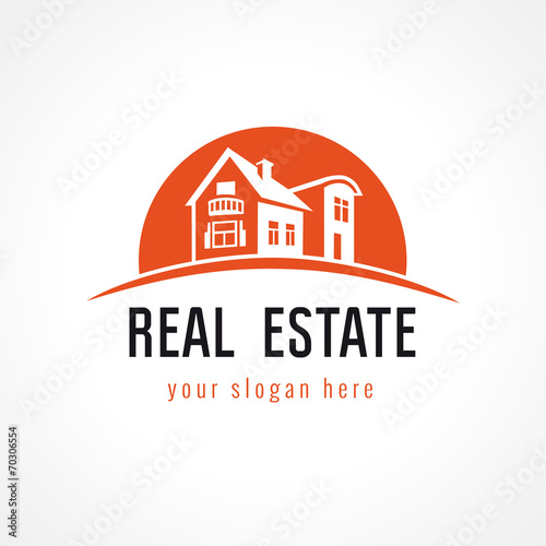 Real estate logo sun