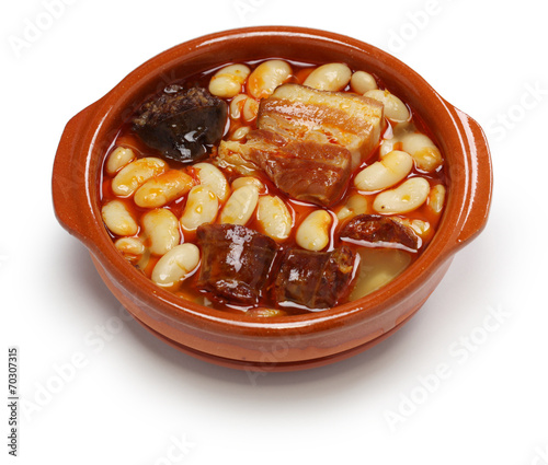 fabada asturiana, spanish white bean stew
