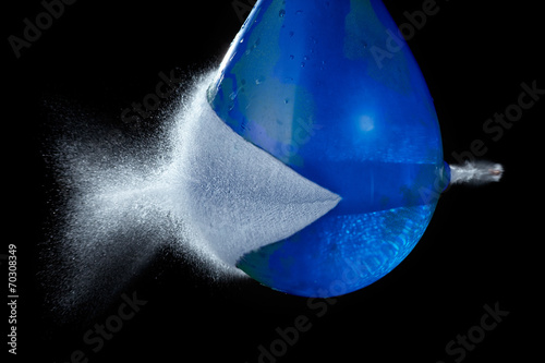 Explodierender Luftballon
