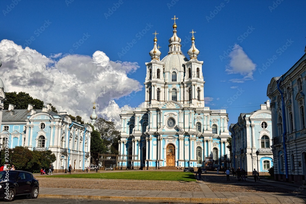St. Nicholas Cathedral in Saint-Petersburg, Russia.