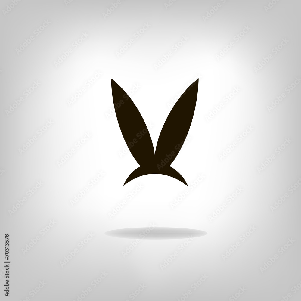 Fototapeta premium Image of an rabbit on white background