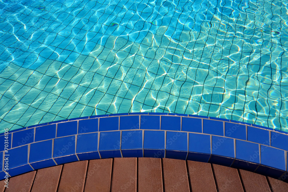 Obraz premium Bord de piscine