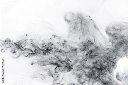 Fototapeta Naklejka Na Ścianę i Meble -  abstract black smoke