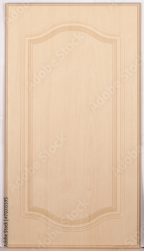 wooden cabinet doors isolated on white background