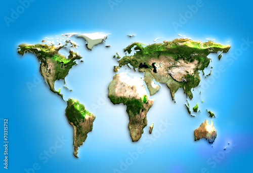 Map earth. Best Concept of global business from concepts series
