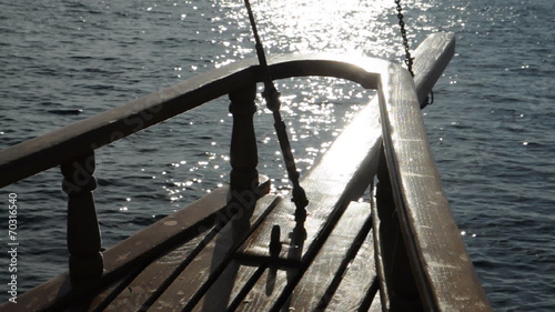 Bootsfahrt auf dem Limfjord, Kroatien photo