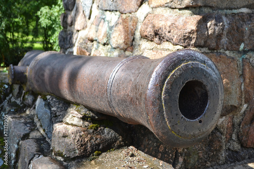 Antique cannon in Lappeenranta