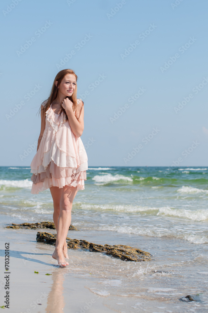 girl on a beach girl on a beach