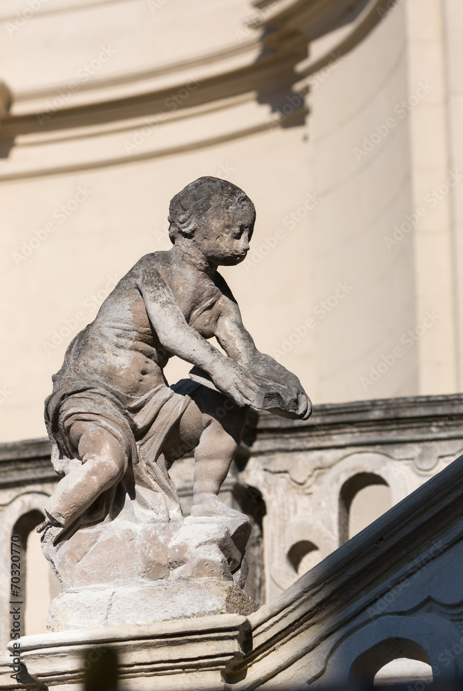 Naklejka premium Sculpture in the cathedral