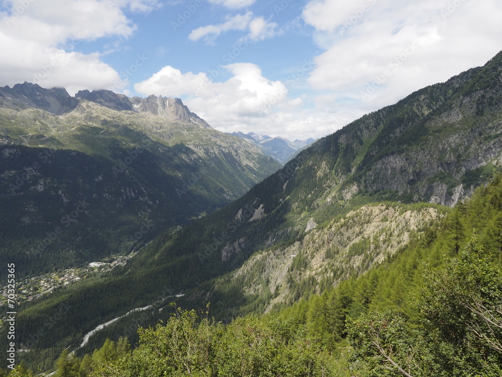 Fototapeta premium Los Alpes junto a Chamonix (Francia)